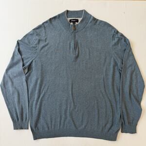 Johnnie-O Sully 1/4 Quarter Zip Mariner Blue Men’s Size XL Golf Sweater Preppy
